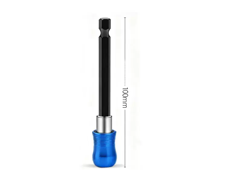 Uchwyt szybkowymienny z napędem sześciokątnym 100 mm i gniazdem 1/4"