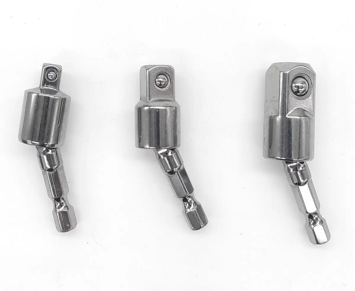 Adapter nasadek do wiertarek elektrycznych z obrotowym trzpieniem sześciokątnym 360 stopni